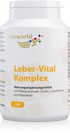 Vita World Leber-Vital Komplex Kapseln mit Pflanzenextrakten
