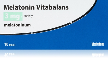 VITABALANS Melatonin 3 mg tablety při Jet Lagu (pásmové nemoci)