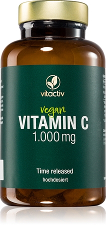 Vitactiv VITAMIN C 1000 mg Tabletten zur Unterstützung der Immunität, gegen Müdigkeit und Erschöpfung