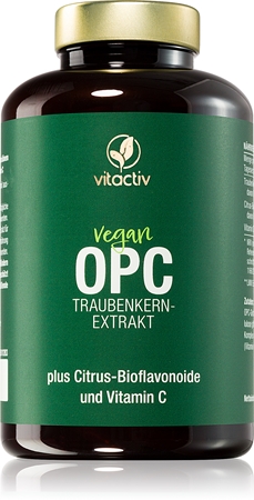 Vitactiv OPC Traubenkernextrakt Kapseln zur Unterstützung des Immunsystems