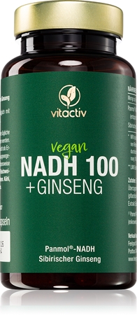 Vitactiv NADH 100 + Ginseng Kapseln mit Pflanzenextrakten