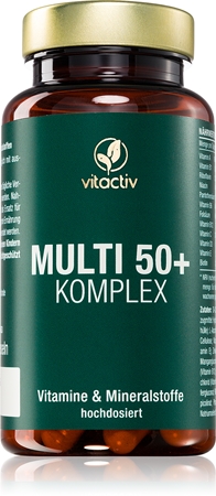 Vitactiv Multi 50+ Komplex Kapseln zur Erhaltung der Vitalität