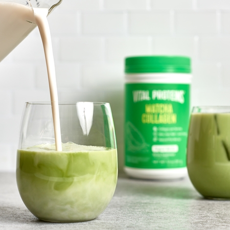 Vital Proteins Matcha Latte Vanilla Canister - 9.3oz (265g) DLC: 15 Août25 main image 0