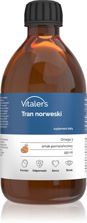 Vitaler's Tran norweski Omega-3 wsparcie prawidłowych funkcji organizmu