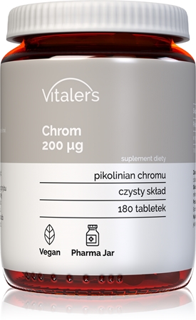 Vitaler's Chromium tabletki do utrzymania prawidłowego stężenia cukru we krwi
