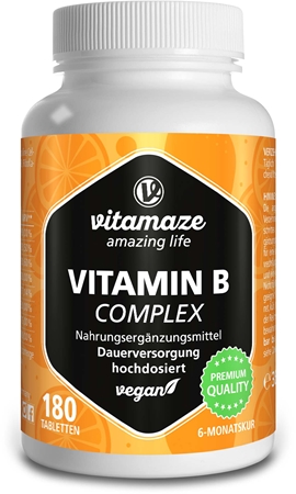 Vitamaze Vitamin B Complex High Dosage kompleks witamin z grupy B