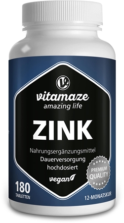 Vitamaze Zinc High Dosage tabletki na włosy, skórę i paznokcie