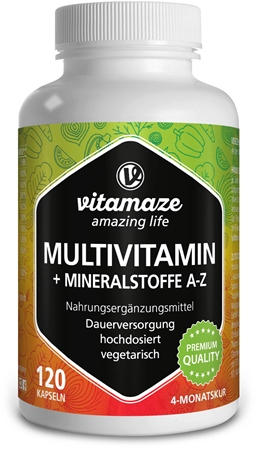 Vitamaze Multivitamin + Minerals A-Z High Dosage kompleks minerałów i witamin