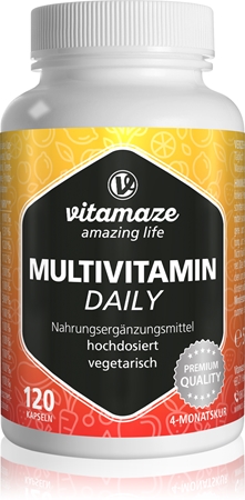 Vitamaze Multivitamin Daily capsules au complexe multivitaminé