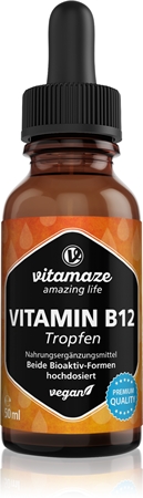 Vitamaze Vitamin B12 Drops gouttes avec vitamine B12
