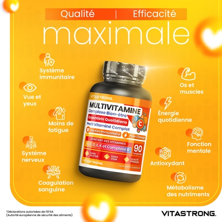 VITASTRONG Multivitamin multivitamines complètes