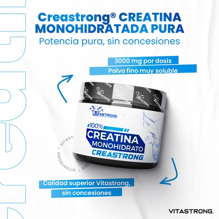 VITASTRONG Creatine Monohydrate creatina monohidratada en polvo