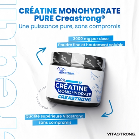 VITASTRONG Creatine Monohydrate créatine monohydrate en poudre