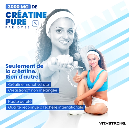 VITASTRONG Creatine Monohydrate créatine monohydrate en poudre