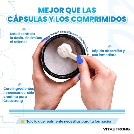 VITASTRONG Creatine Monohydrate creatina monohidratada en polvo