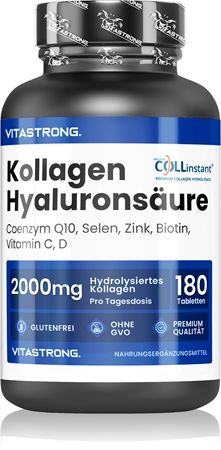 VITASTRONG Collagen Tabletten für Haare, Nägel und Haut