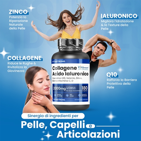 VITASTRONG Collagen compresse per capelli, unghie ed epidermide