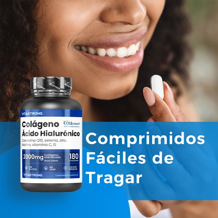 VITASTRONG Collagen comprimidos para el cabello, las uñas y la piel