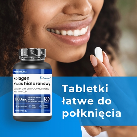 VITASTRONG Collagen tabletki na włosy, skórę i paznokcie
