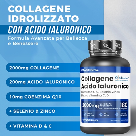 VITASTRONG Collagen compresse per capelli, unghie ed epidermide