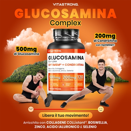 VITASTRONG Glukosamine Coplex compresse per il nutrimento di articolazioni e cartilagini