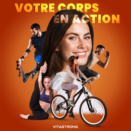 VITASTRONG Glukosamine Coplex pastilles pour assurer un complément alimentaire aux os et articulations