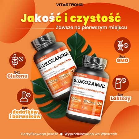 VITASTRONG Glukosamine Coplex tabletki do odżywienia stawów i chrząstek