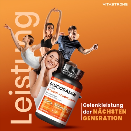 VITASTRONG Glukosamine Coplex Tabletten Nährstoffversorgung von Gelenken und Knorpeln