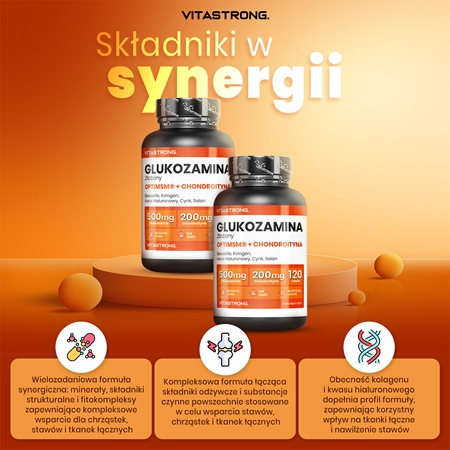 VITASTRONG Glukosamine Coplex tabletki do odżywienia stawów i chrząstek