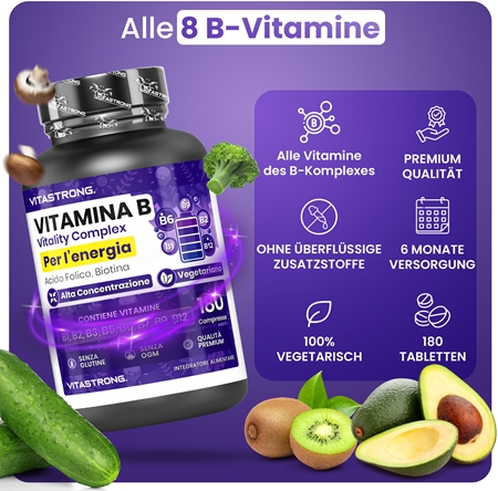 VITASTRONG Vitamin B Vitality Complex Vitamin B-Komplex