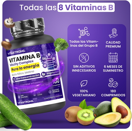VITASTRONG Vitamin B Vitality Complex complejo de vitamina B