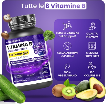 VITASTRONG Vitamin B Vitality Complex complesso vitaminico B