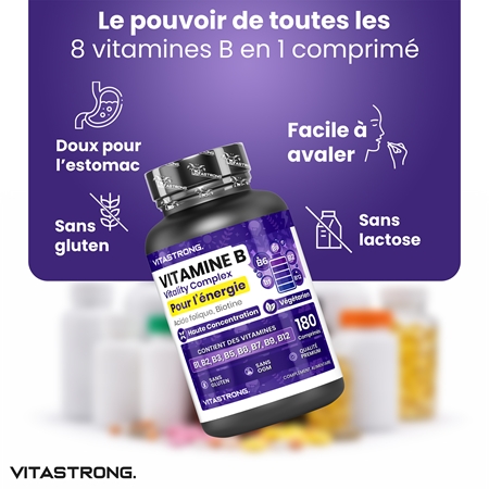VITASTRONG Vitamin B Vitality Complex complexe de vitamine B