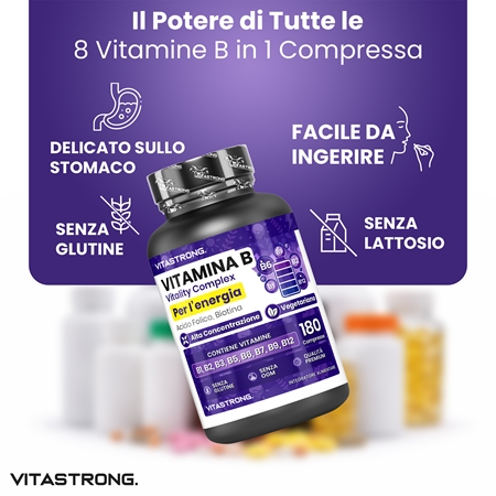 VITASTRONG Vitamin B Vitality Complex complesso vitaminico B