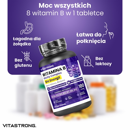 VITASTRONG Vitamin B Vitality Complex kompleks witamin z grupy B