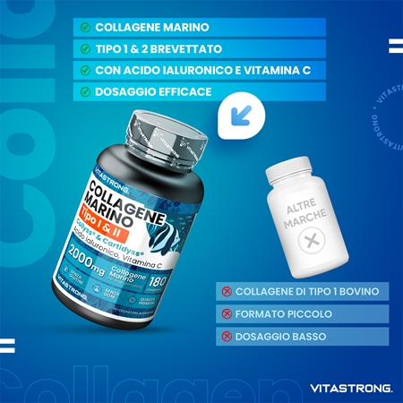 VITASTRONG Marine Collagen collagene in compresse