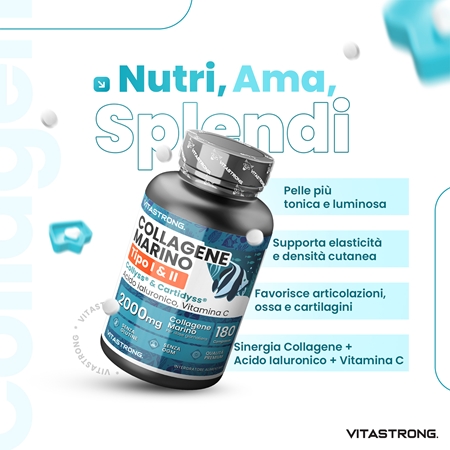 VITASTRONG Marine Collagen collagene in compresse