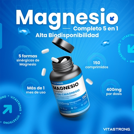 VITASTRONG Magnesium Complex comprimidos para suplementar magnesio con eficacia