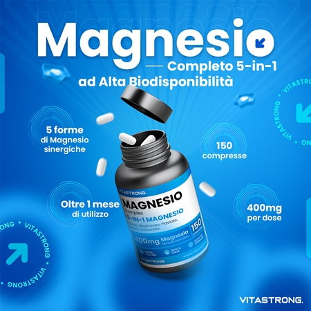 VITASTRONG Magnesium Complex compresse per un’efficace integrazione di magnesio