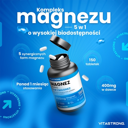 VITASTRONG Magnesium Complex tabletki do skutecznej suplementacji magnezu