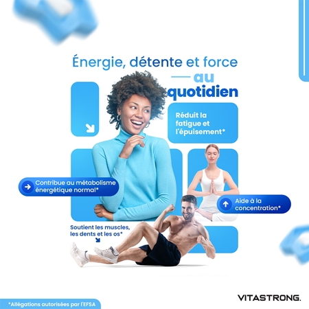 VITASTRONG Magnesium Complex pastilles pour un complément efficace de magnésium