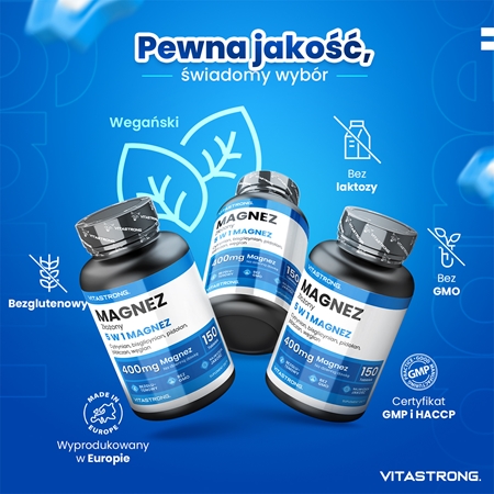 VITASTRONG Magnesium Complex tabletki do skutecznej suplementacji magnezu