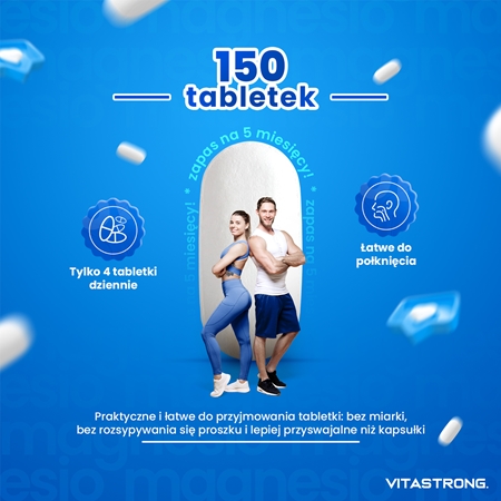 VITASTRONG Magnesium Complex tabletki do skutecznej suplementacji magnezu