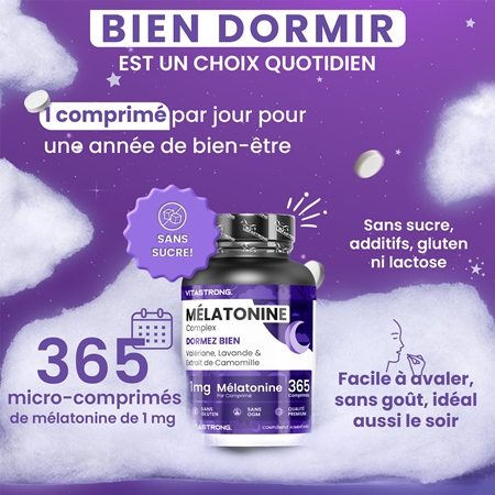 VITASTRONG Sleep Well pastilles pour un sommeil tranquille