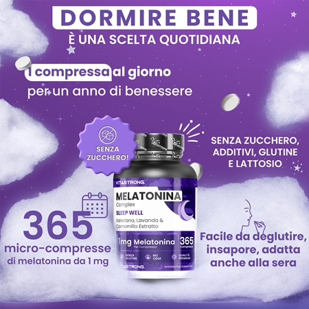 VITASTRONG Sleep Well compresse per un sonno tranquillo