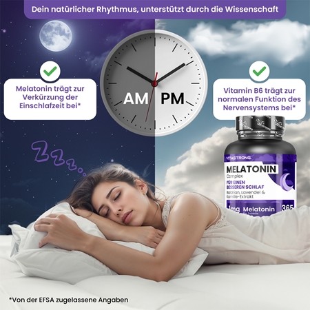 VITASTRONG Sleep Well Tabletten für ruhigen Schlaf