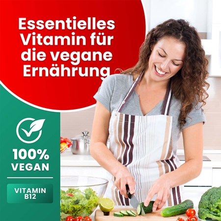 VITASTRONG Vitamin B12 Tabletten für eine einwandfreie Funktion des Organismus