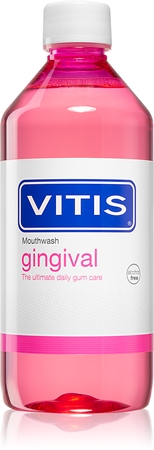 Vitis Gingival ústna voda proti zubnému povlaku a pre zdravé ďasná