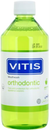 Vitis Orthodontic szájvíz a rögzített fogszabályozó használóinak
