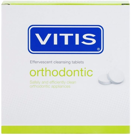 Vitis Orthodontic δισκία καθαρισμού για αφαιρούμενα σιδεράκια και οδοντοστοιχία